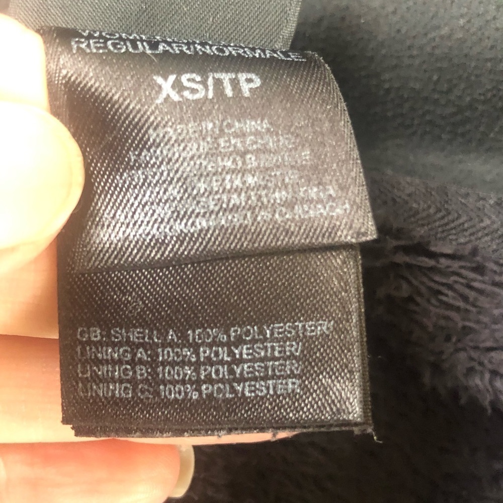 The North Face Osito Black Deep-Pile Full-Zip Fleece Jacket Size X-Small - Picture 5 of 5
